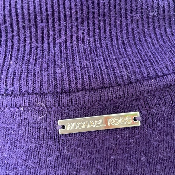 Michael Kors sweater dress purple size 6 - Picture 3 of 4